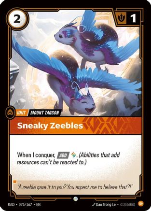 Sneaky Zeebles (RAD-076)
