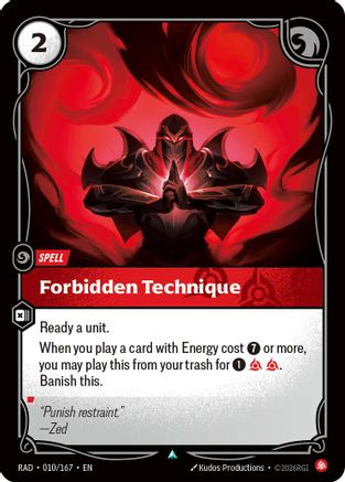 Forbidden Technique (RAD-010)