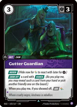 Gutter Guardian (RAD-103) (Foil)