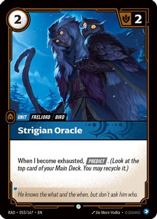 Strigian Oracle (RAD-053)