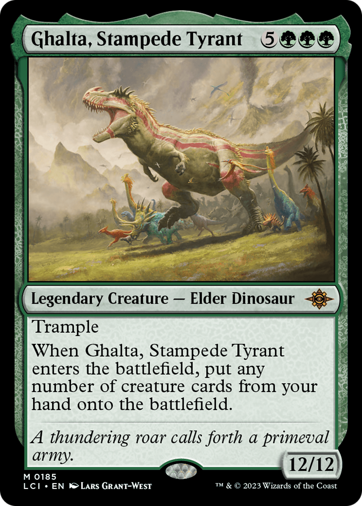 Ghalta, Stampede Tyrant (LCI-185) (Foil)