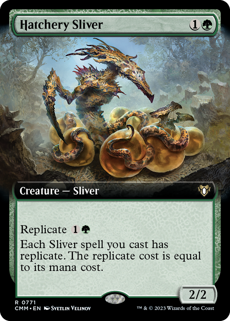 Hatchery Sliver (CMM-771) (Extended Art) (Foil)