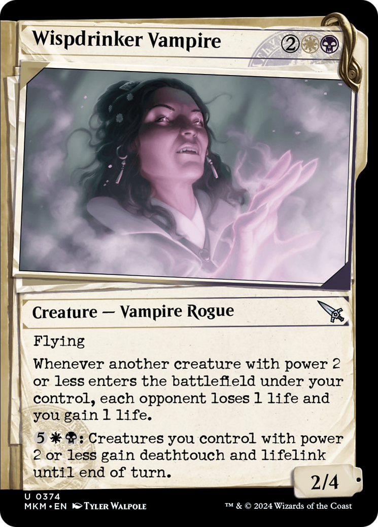 Wispdrinker Vampire (MKM-374) (Showcase) (Foil)