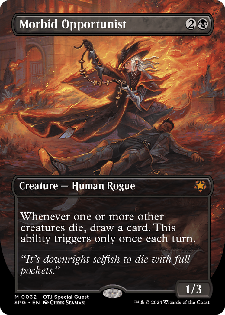 Morbid Opportunist (SPG-032) (Borderless) (Foil)
