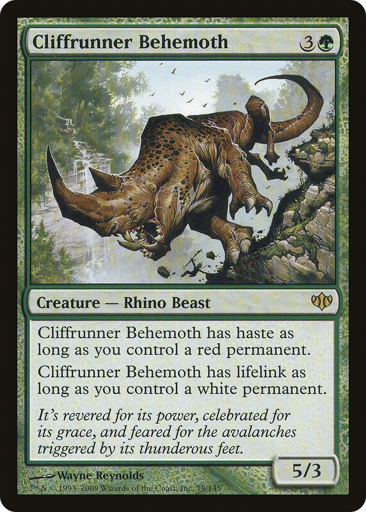 Cliffrunner Behemoth (CON-079) (Foil)