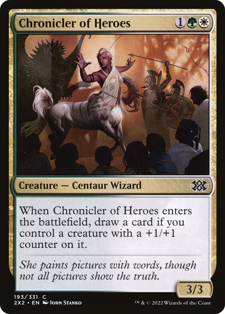Chronicler of Heroes (2X2-193) (Foil)