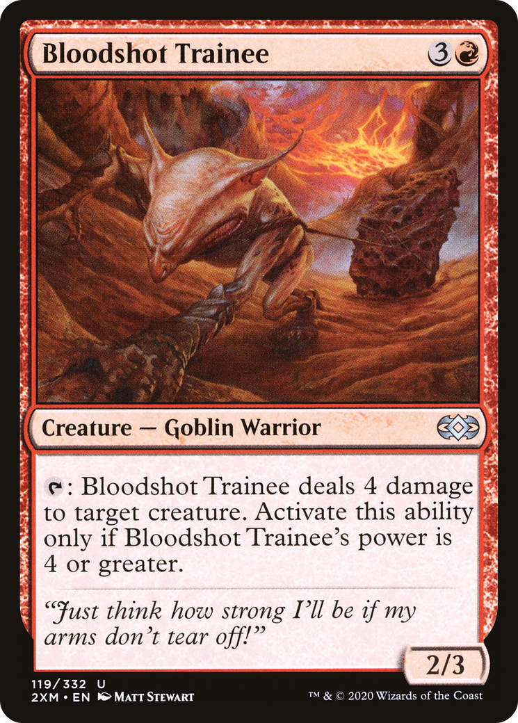 Bloodshot Trainee (2XM-119) (Foil)