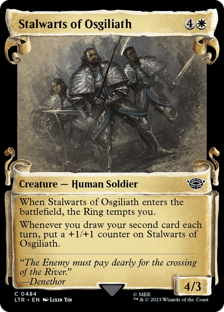 Stalwarts of Osgiliath (LTR-484) (Showcase) (Scroll)