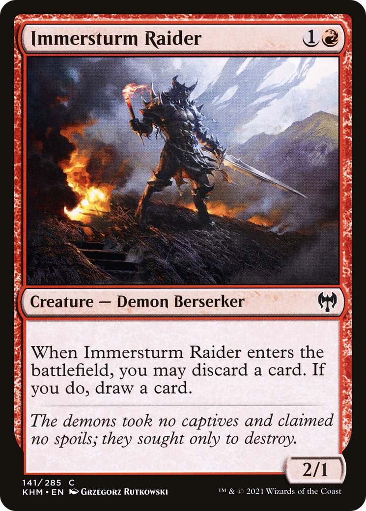 Immersturm Raider (KHM-141) (Foil)