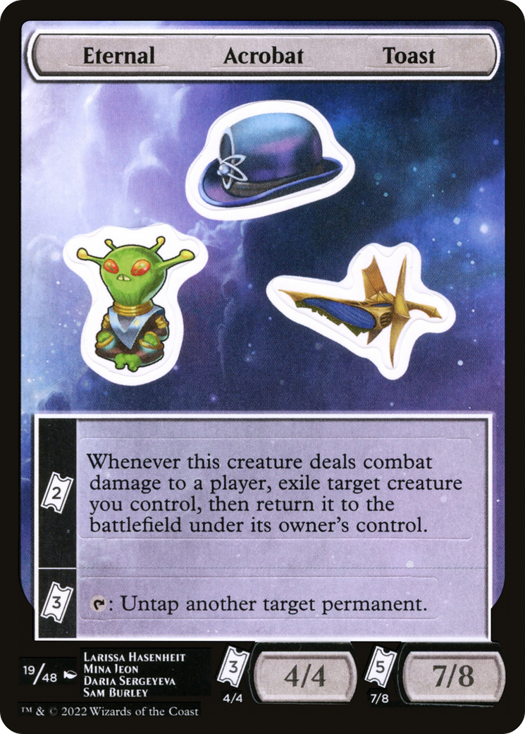 Eternal Acrobat Toast Sticker Sheet (UNF-019)
