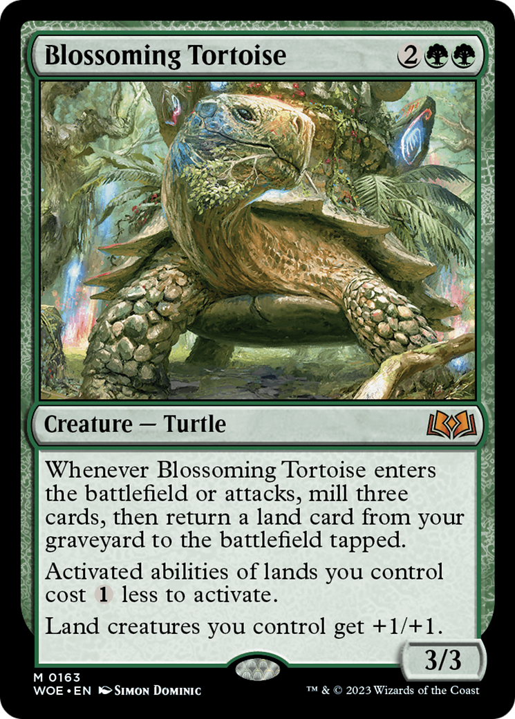 Blossoming Tortoise (WOE-163) (Foil)
