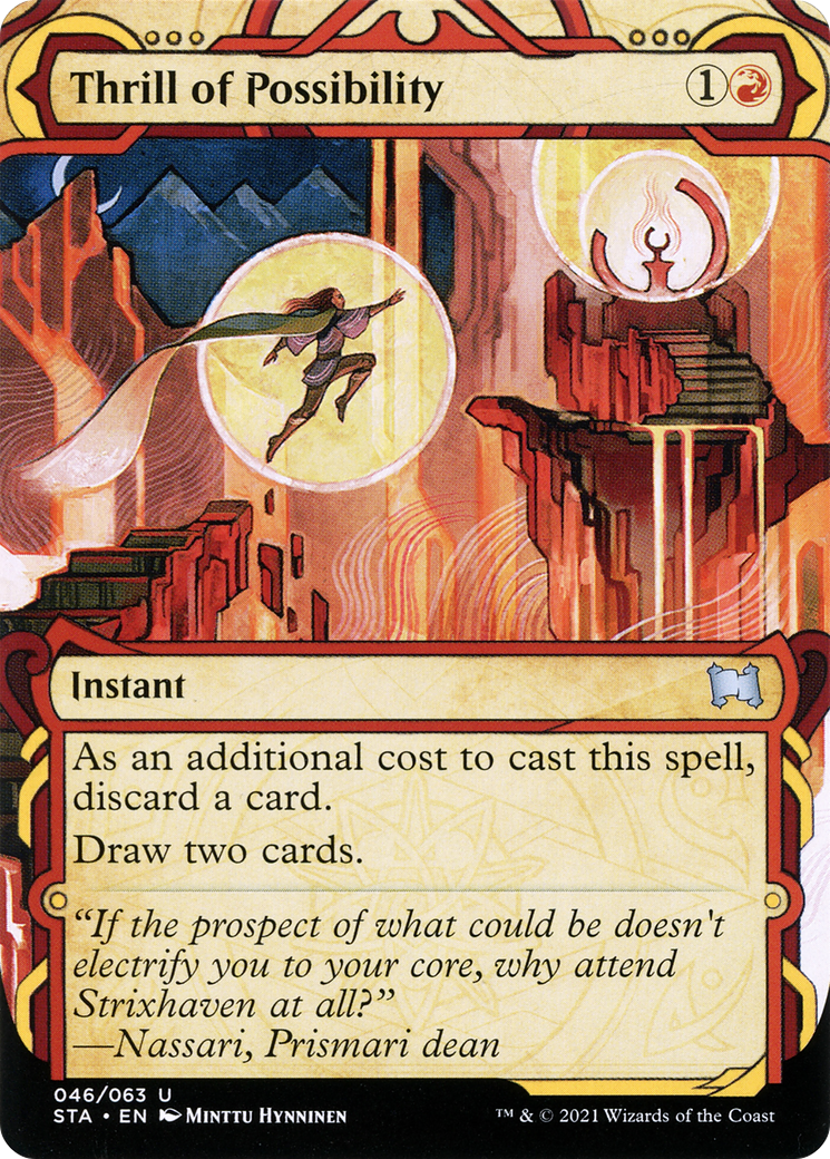 Thrill of Possibility (STA-46E) (Borderless) (Etched Foil)