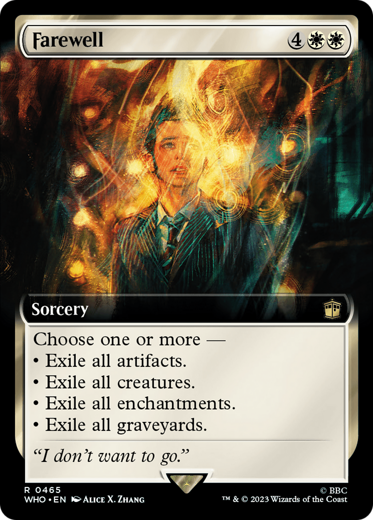 Farewell (WHO-465) (Extended Art)