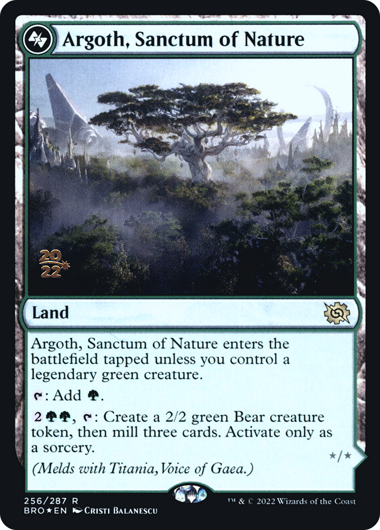 Argoth, Sanctum of Nature (PRE-256AS) (Foil)