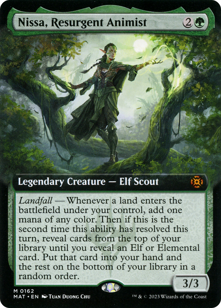 Nissa, Resurgent Animist (MAT-162) (Extended Art)