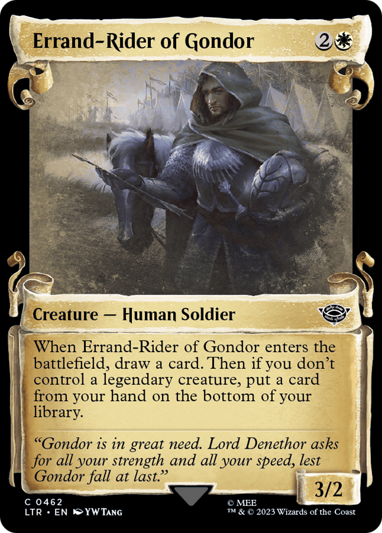 Errand-Rider of Gondor (LTR-462) (Showcase) (Scroll) (Foil)
