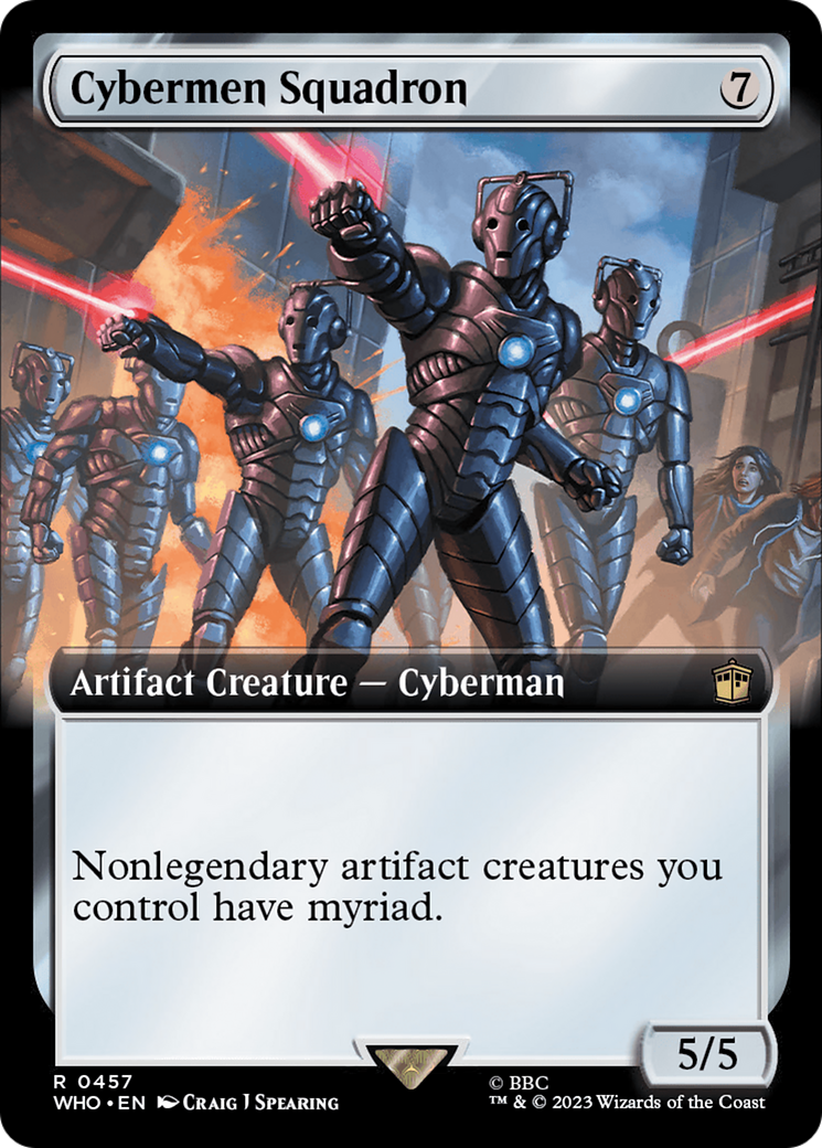 Cybermen Squadron (WHO-457) (Extended Art) (Foil)