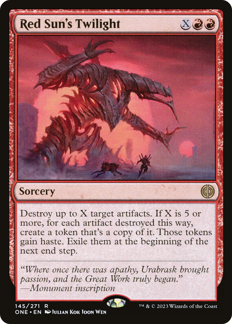 Red Sun's Twilight (ONE-145) (Foil)