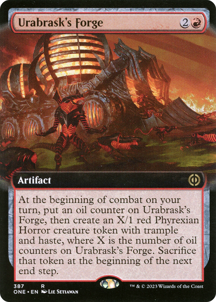 Urabrask's Forge (ONE-387) (Extended Art) (Foil)