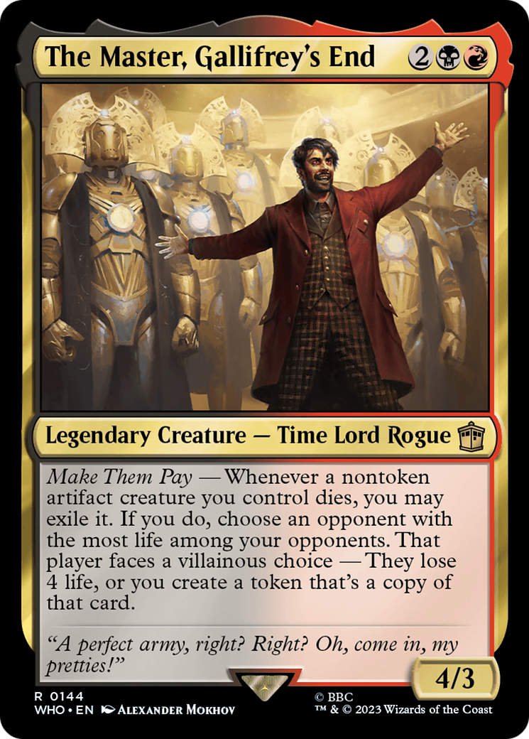 The Master, Gallifrey's End (WHO-144)