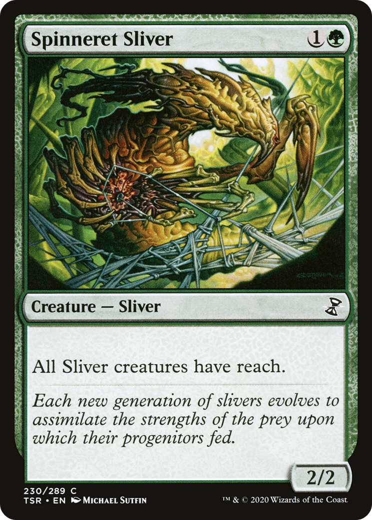 Spinneret Sliver (TSR-230) (Foil)