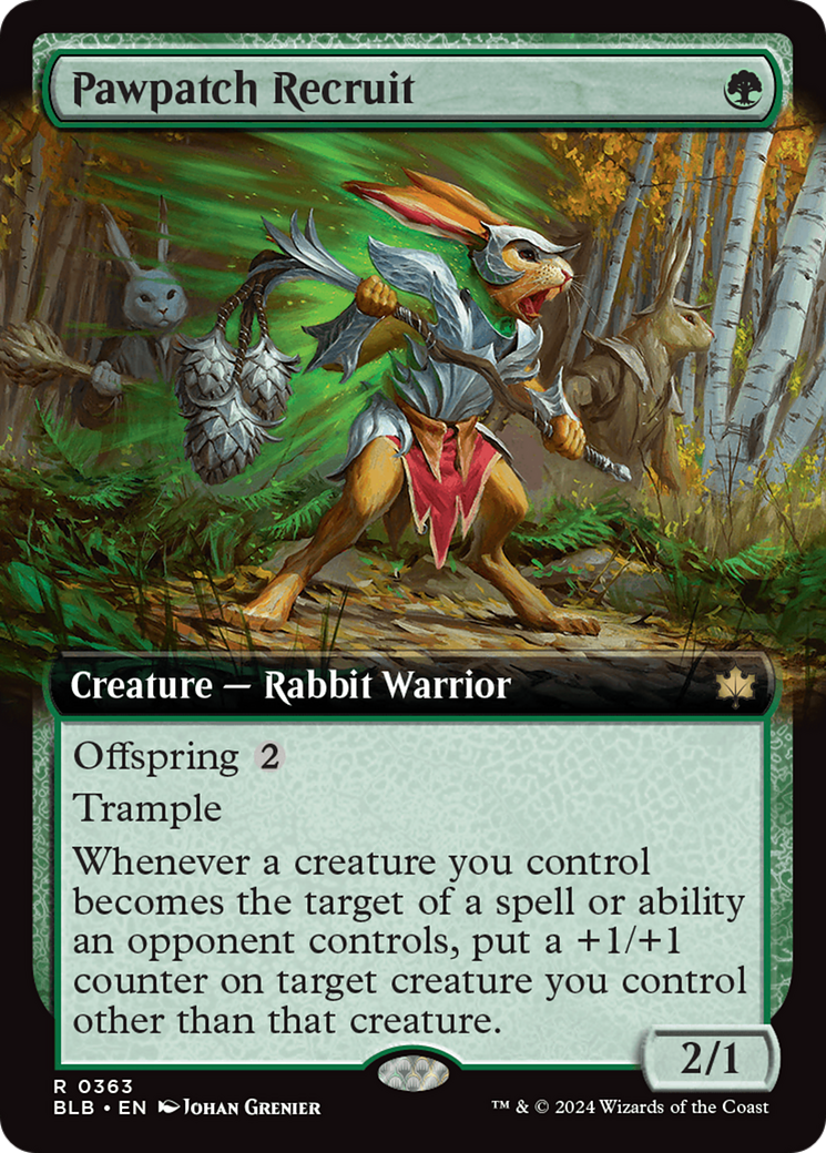 Pawpatch Recruit (BLB-363) (Extended Art) (Foil)