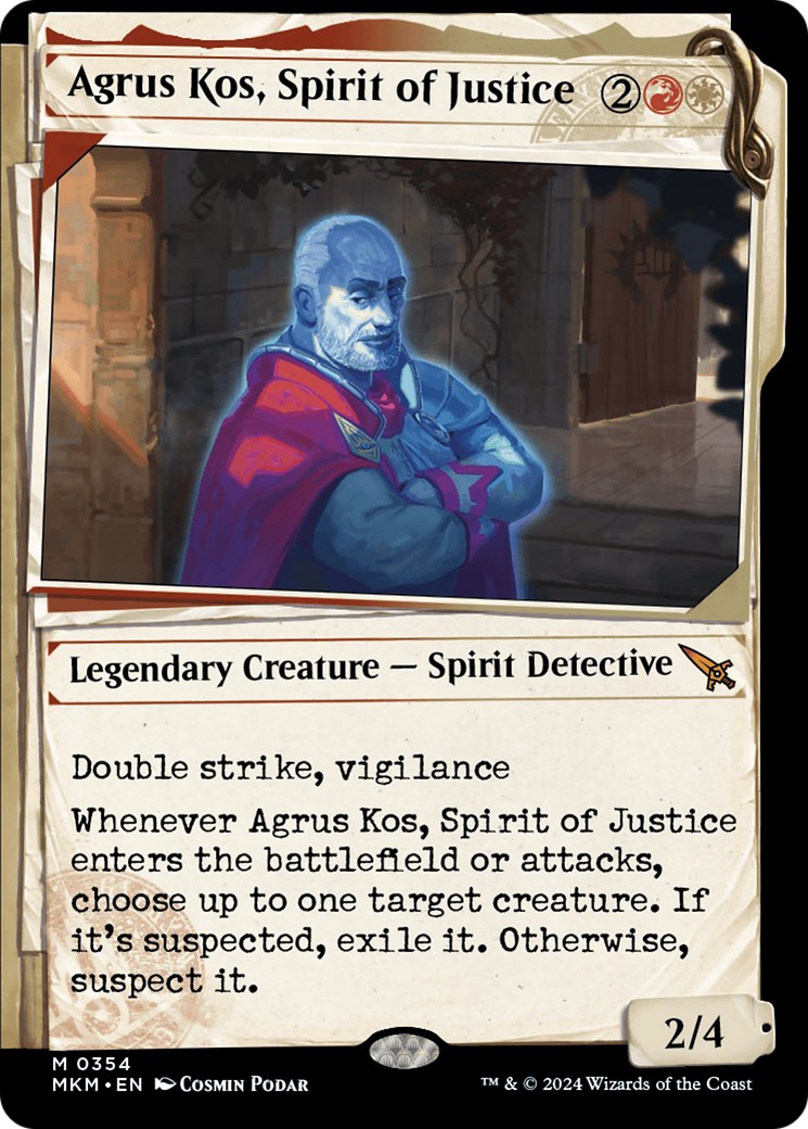 Agrus Kos, Spirit of Justice (MKM-354) (Showcase)