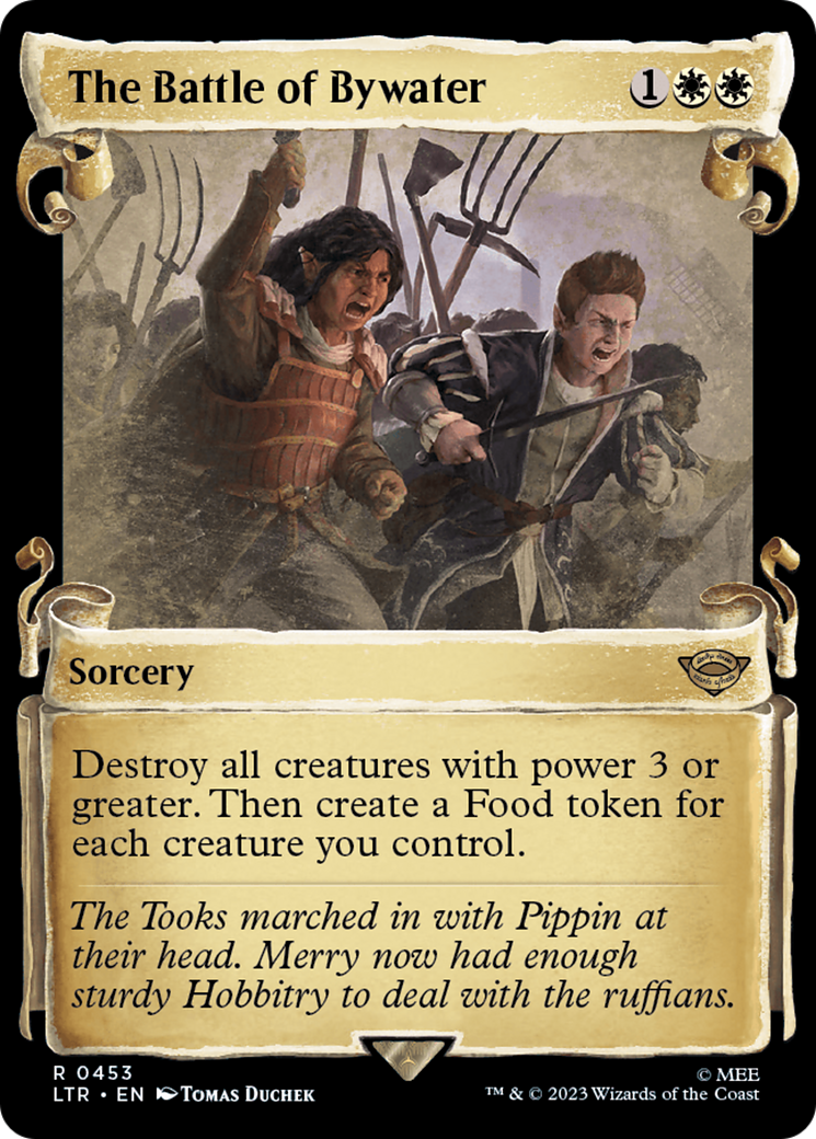 The Battle of Bywater (LTR-453) (Showcase) (Scroll)