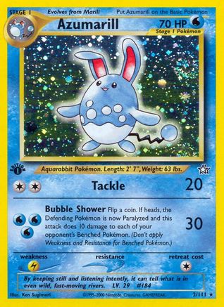 Azumarill (N1-002) (Unlimited Holofoil)