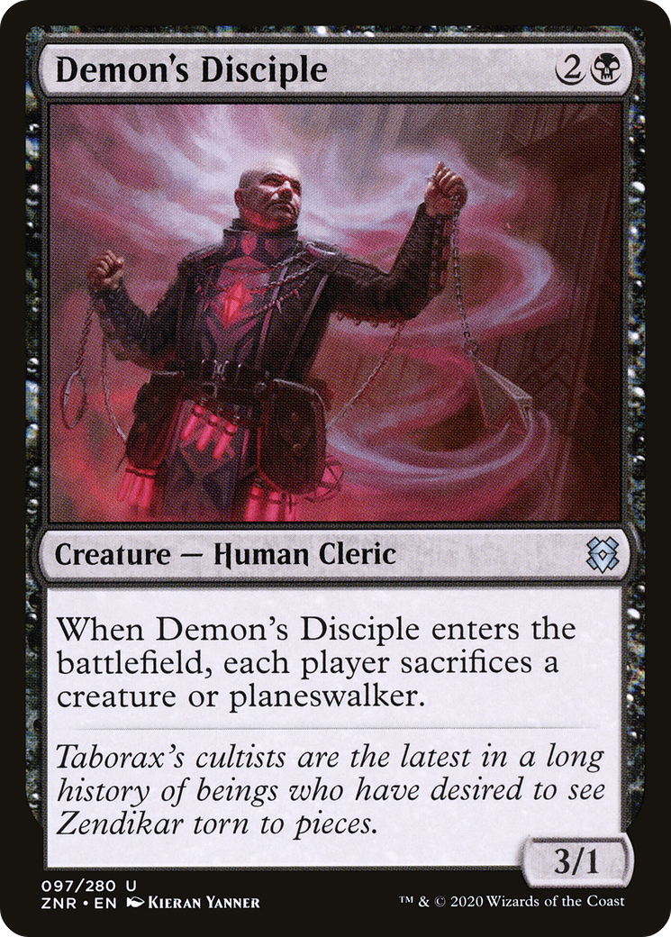Demon's Disciple (ZNR-097) (Foil)