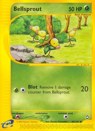 Bellsprout (45) (AQ-045) (Reverse Holofoil)