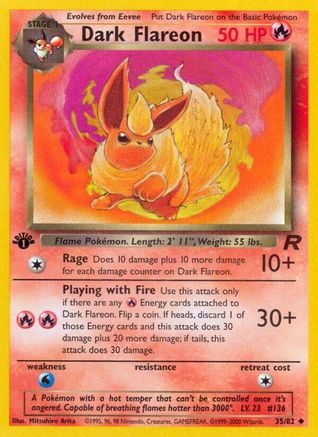 Dark Flareon (TR-035) (Unlimited)