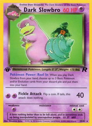 Dark Slowbro (29) (TR-029) (1st Edition)