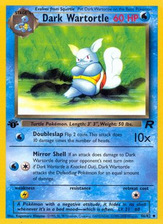 Dark Wartortle (TR-046) (Unlimited)