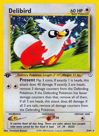 Delibird (N3-005) (Unlimited Holofoil)
