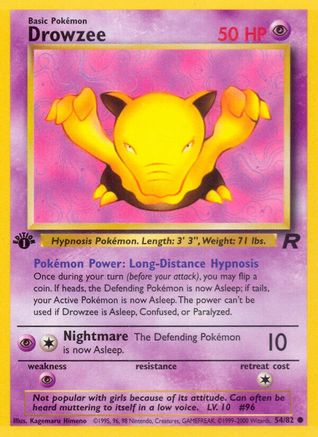 Drowzee (TR-054) (Unlimited)