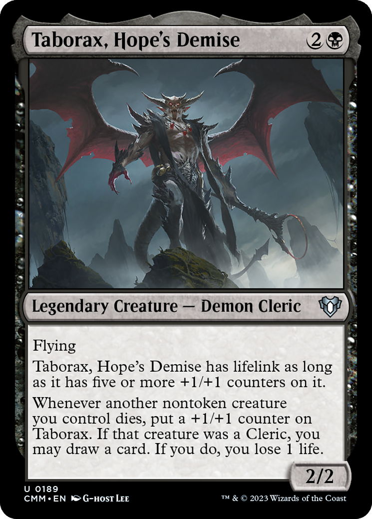 Taborax, Hope's Demise (CMM-189) (Foil)