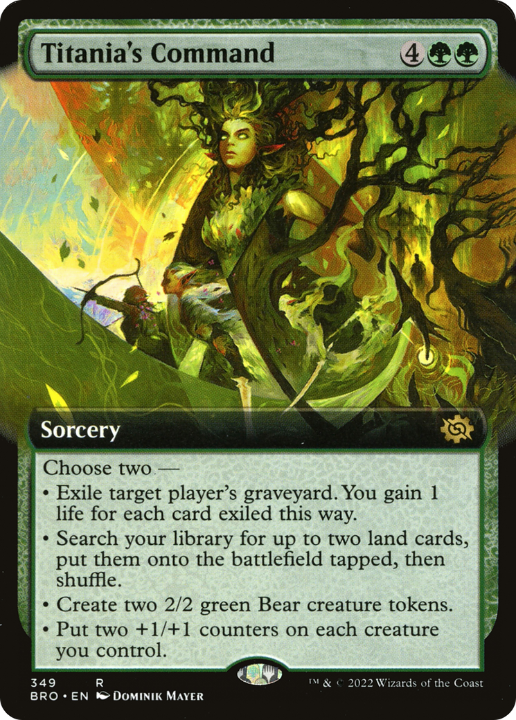Titania's Command (BRO-349) (Extended Art)