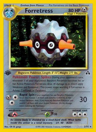 Forretress (2) (N2-002) (Unlimited Holofoil)