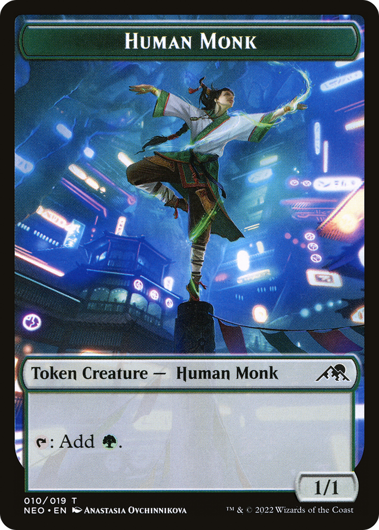 Human Monk Token (NEO-010) (Foil)