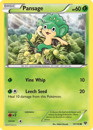 Pansage (XY-010) (Reverse Holofoil)