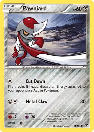 Pawniard (XY-081) (Reverse Holofoil)