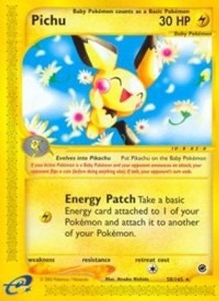 Pichu (58) (EX-058) (Reverse Holofoil)