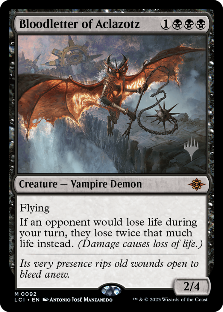 Bloodletter of Aclazotz (PPLCI-92P) (Foil)
