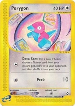 Porygon (103b) (AQ-103b)