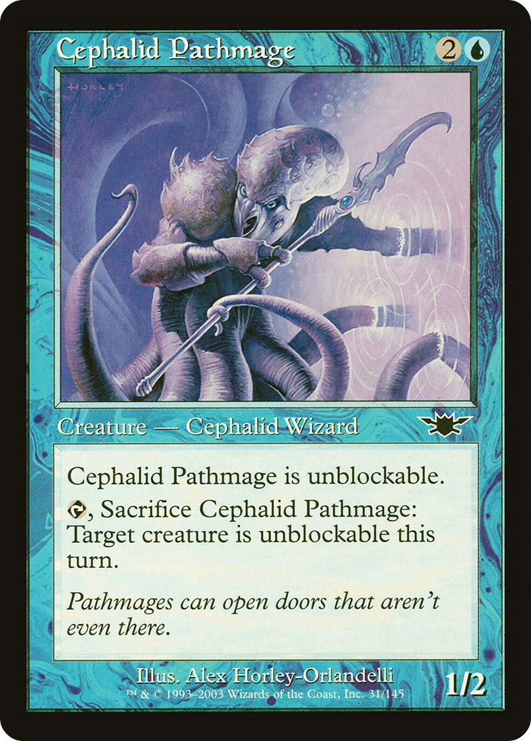 Cephalid Pathmage (LGN-031) (Foil)