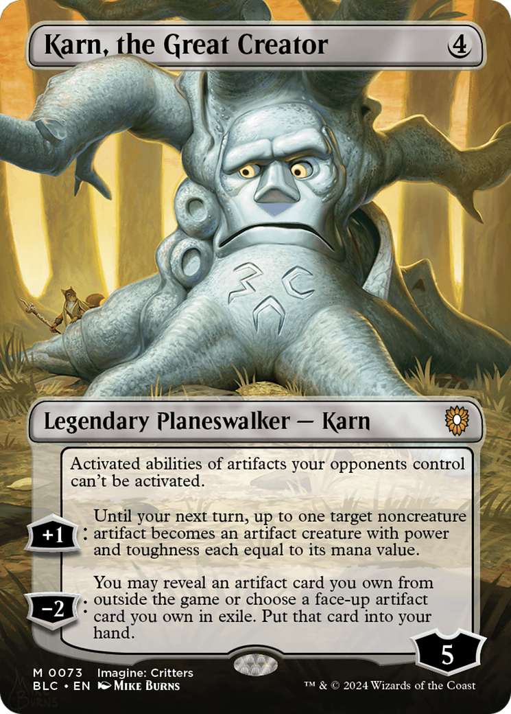 Karn, the Great Creator (BLC-073) (Borderless) (Foil)