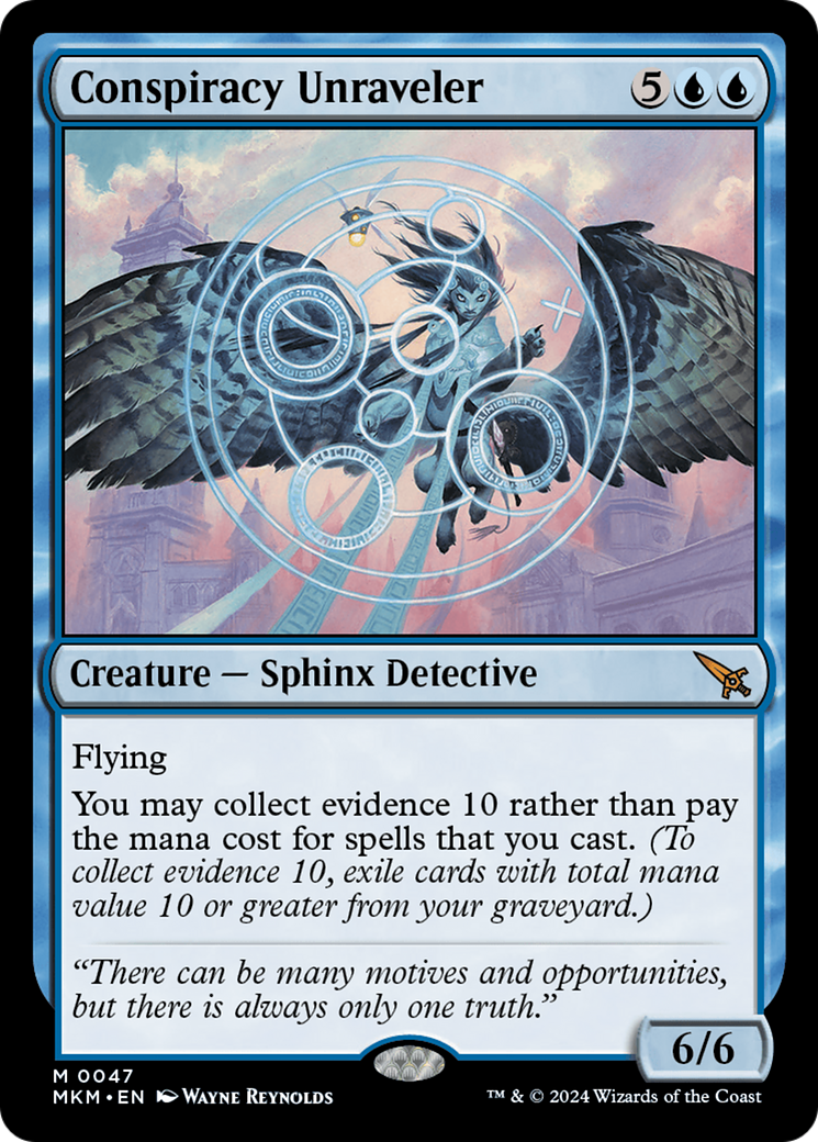 Conspiracy Unraveler (MKM-047) (Foil)