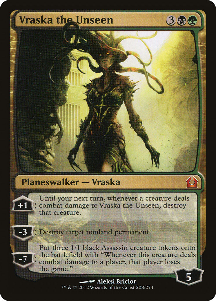 Vraska the Unseen (RTR-208) (Foil)