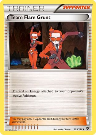 Team Flare Grunt (XY-129) (Reverse Holofoil)